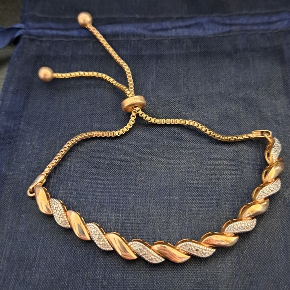 Diamond Accent Bolo Bracelet - Picture 3 of 7